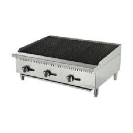 Parrilla industrial de acero inoxidable de 36" ( 91.5 CM)