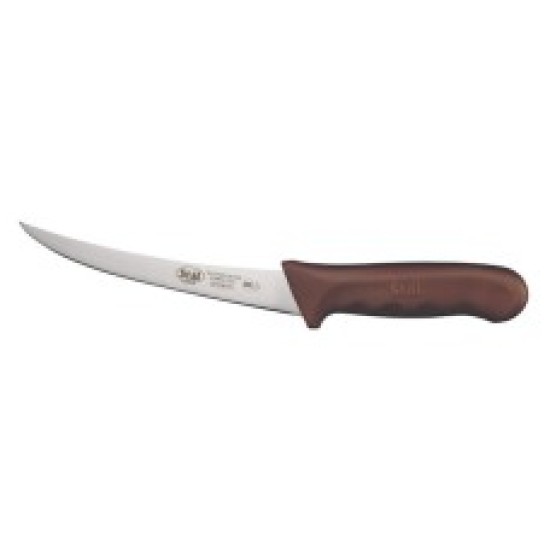 Cuchillo deshuezador curvo de 6" cafe